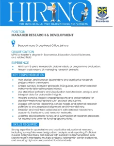 5 Critical Skills for a Manager Research & Development in Education