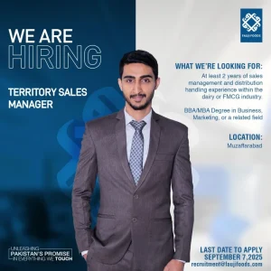 Amazing Opportunity Become a Territory Sales Manager at Fauji Foods 2025