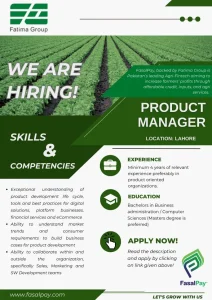 Product Manager at a Leading Agri-Fintech like FasalPay