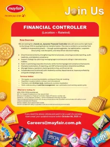 Financial Controller in Raiwind Driving Exponential Growth