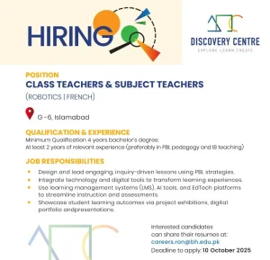 Class Teachers at the IT Discovery Centre 2025